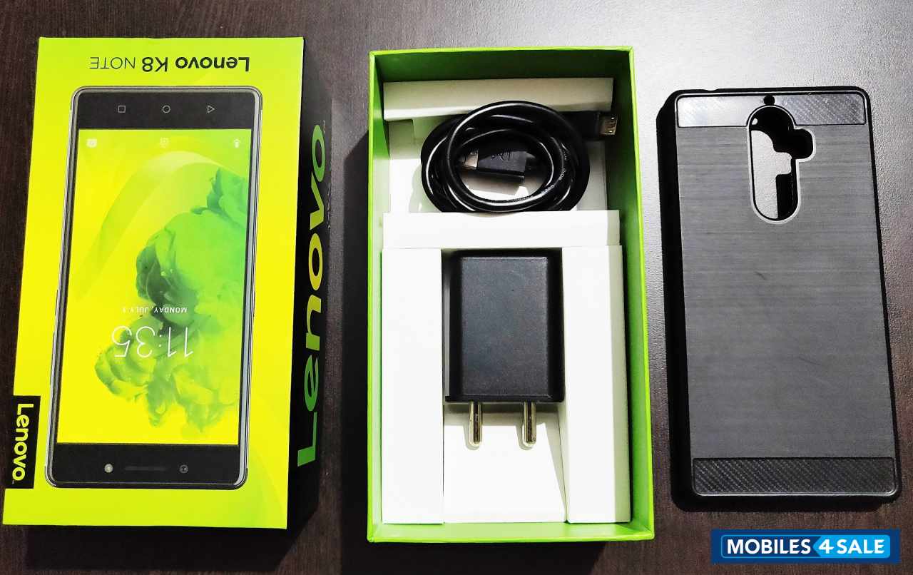 Black Lenovo K8 Note