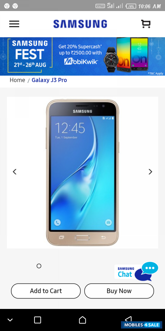 Samsung  Galaxy j3pro