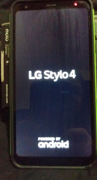 Black LG  Stylo 4