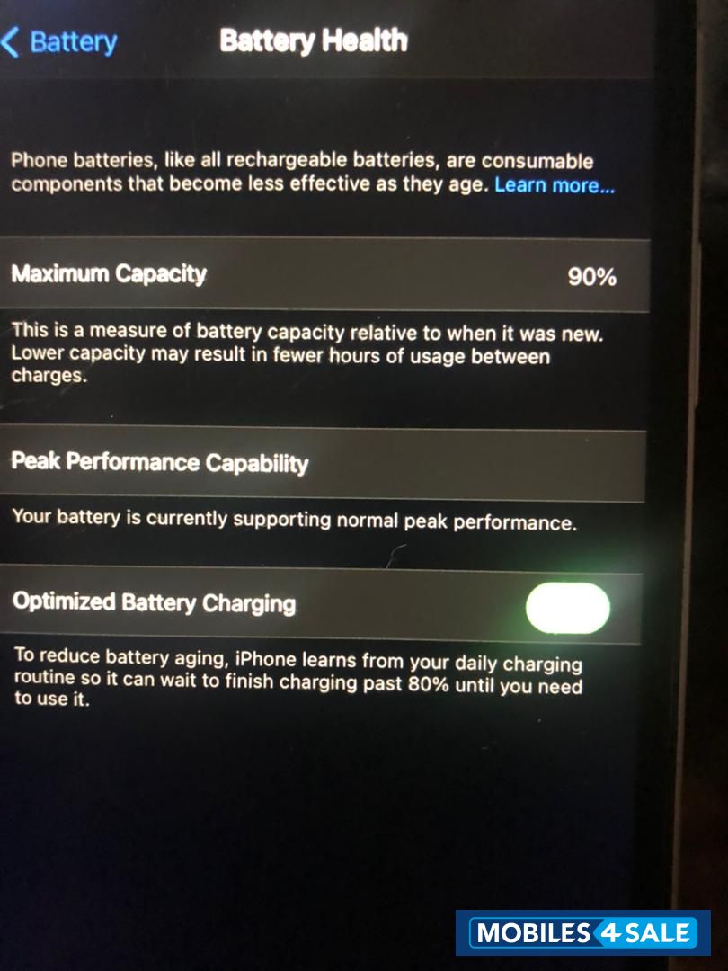 White Apple  Iphone x