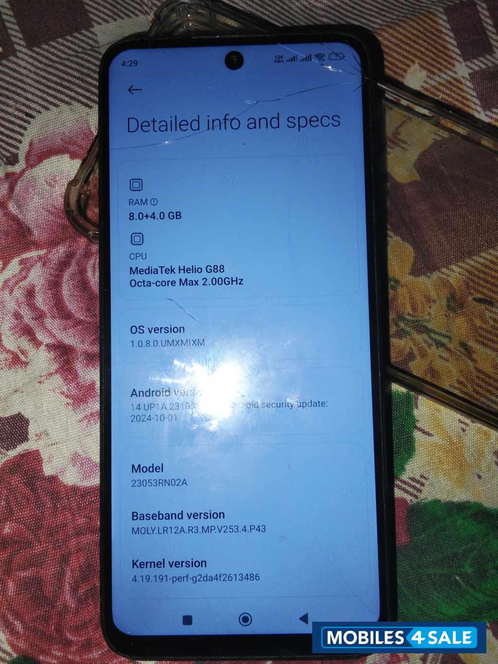 Black Xiaomi Redmi 12