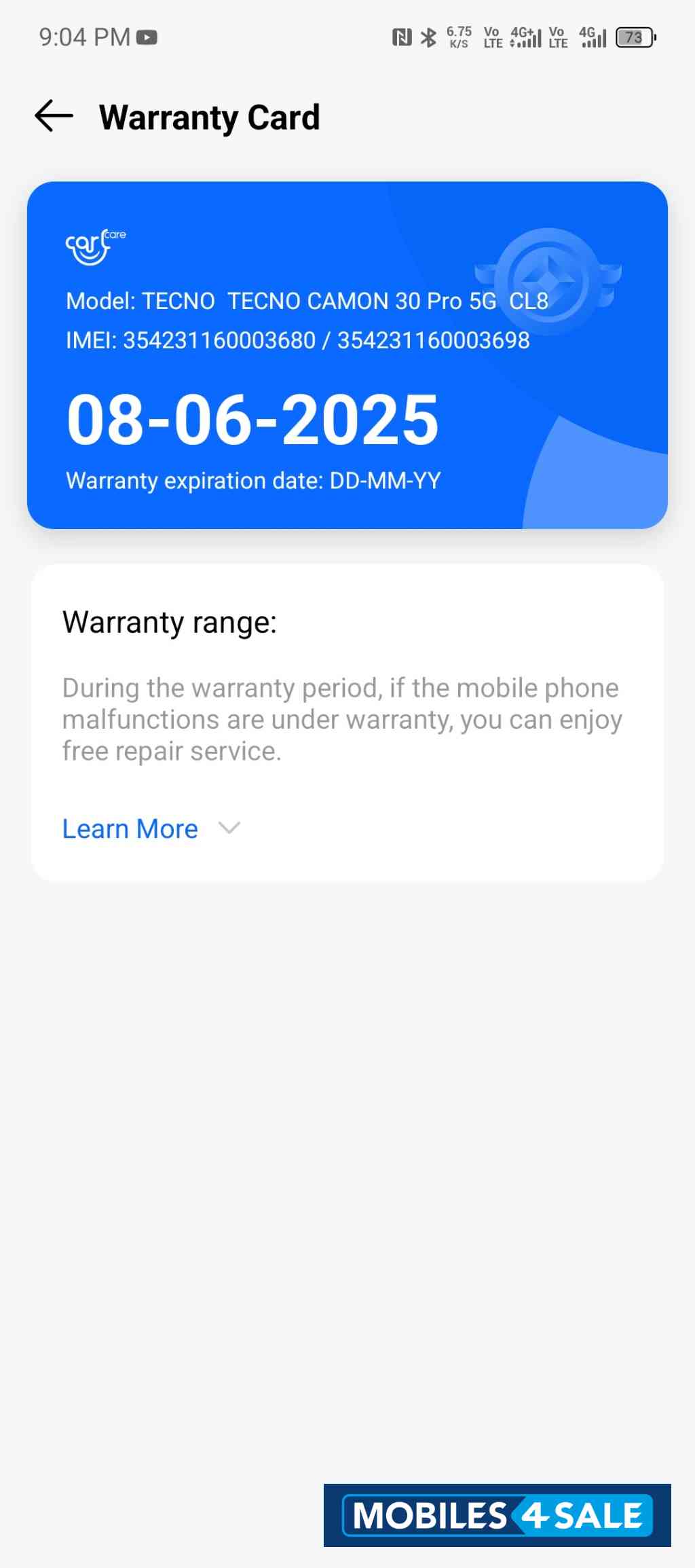 Tecno Camon 30 pro Tecno Camon 30 pro