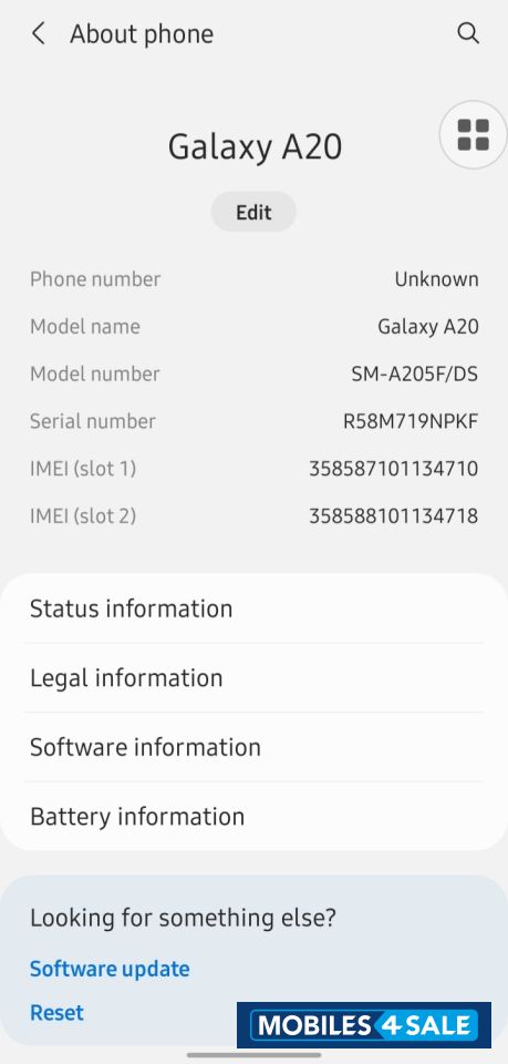 Red Samsung galaxy A20 SM-A205F/DS Red Samsung galaxy A20 SM-A205F/DS
