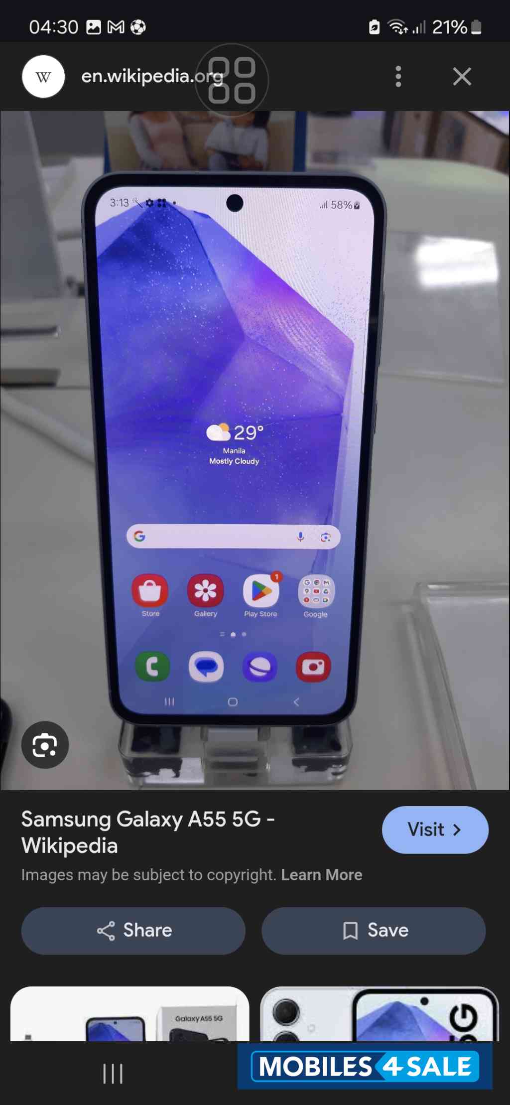 Samsung A55