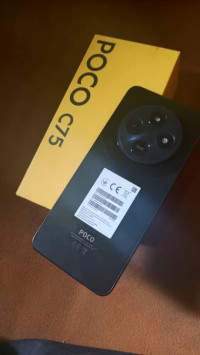 Black Xiaomi phones Poco C75