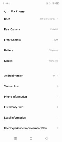Light Blue Infinix Hot 50 pro plus