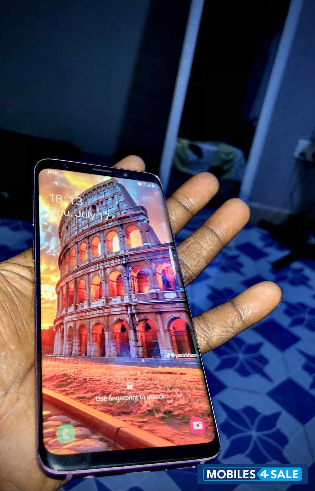 Purple Android Phone Samsung Galaxy s9