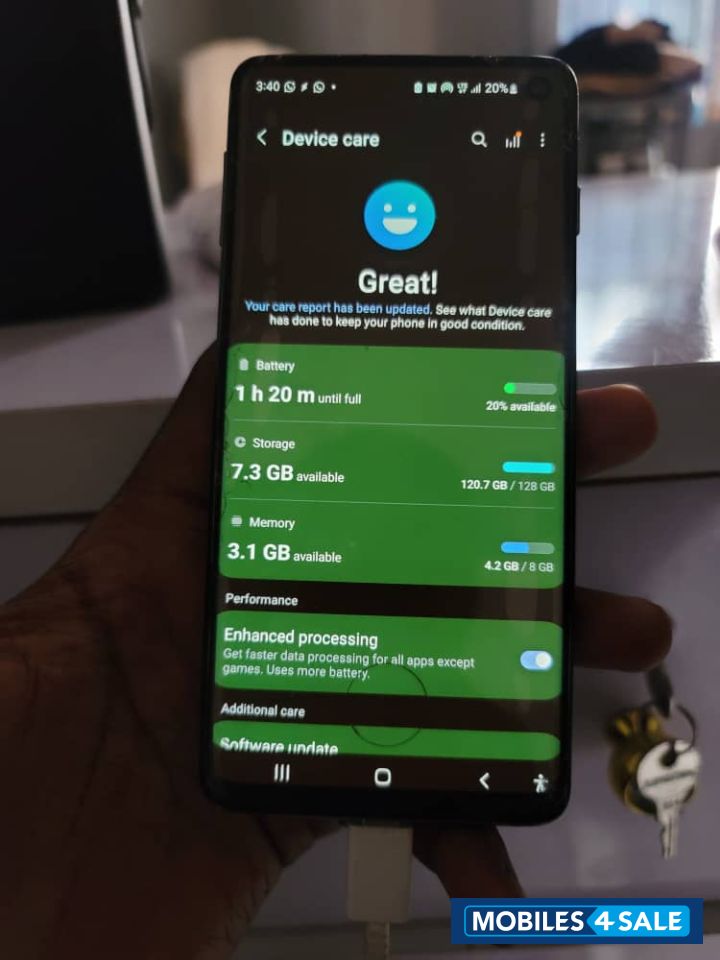 Black Samsung Galaxy S10 Black Samsung Galaxy S10