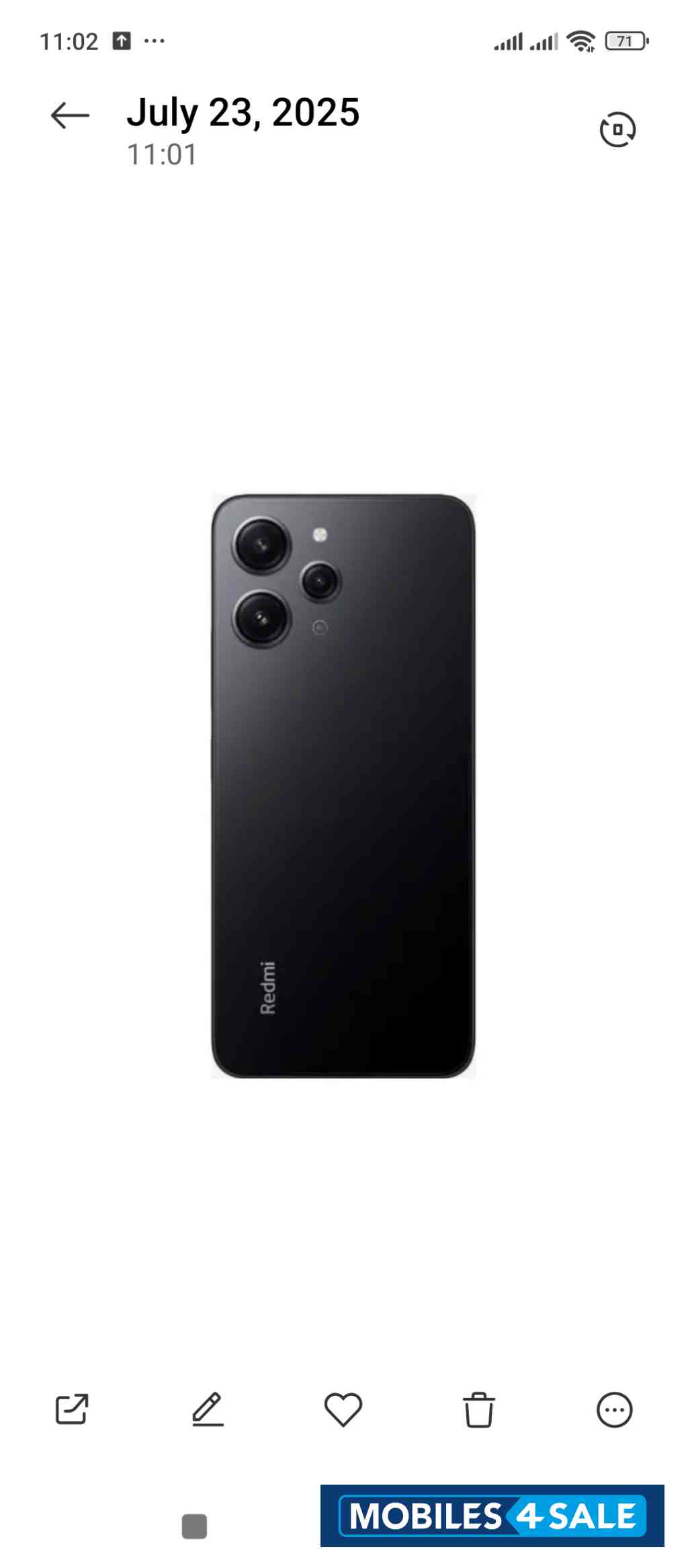 Black Xiaomi Redme12