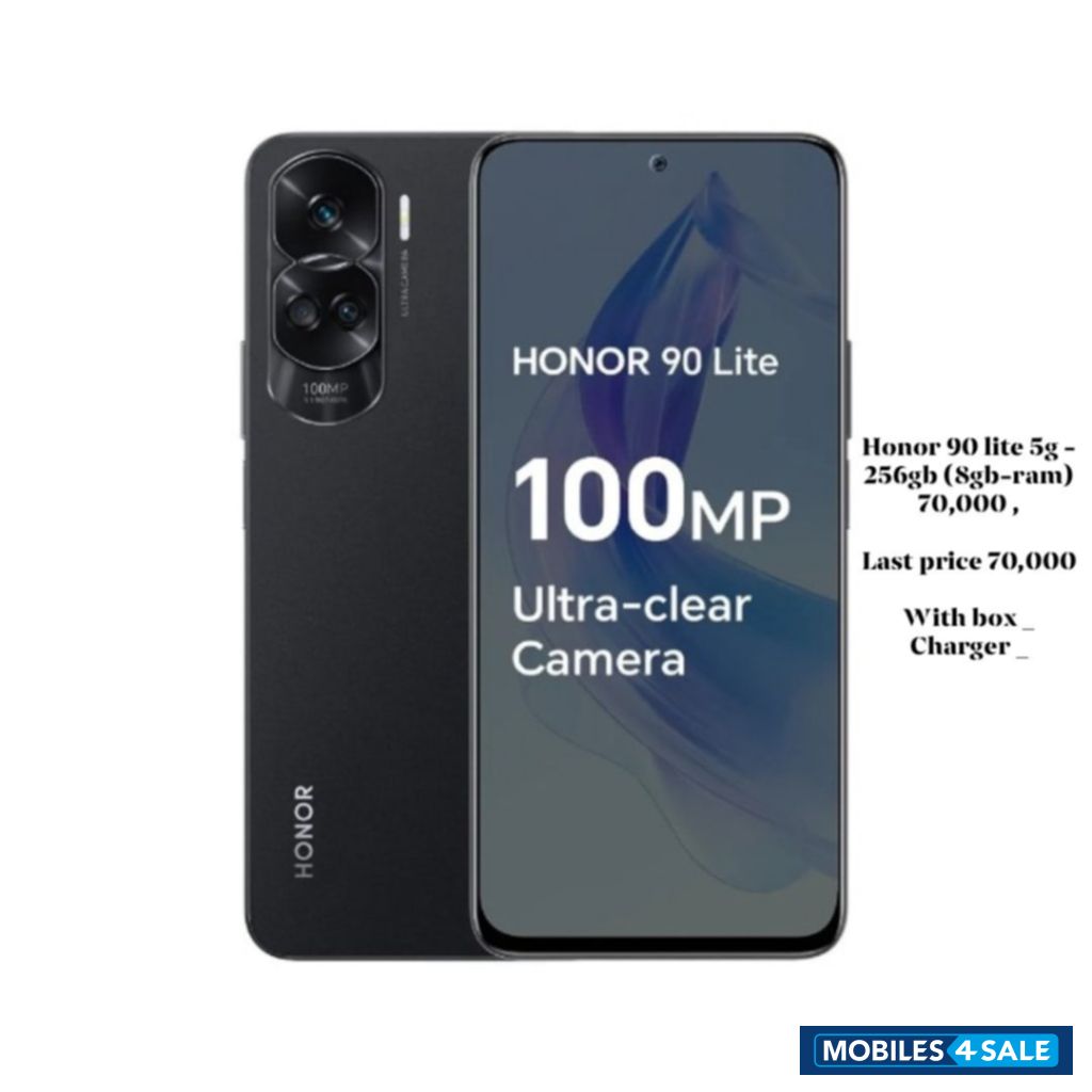 Midnight Black Honor 90 lite 5g Honor