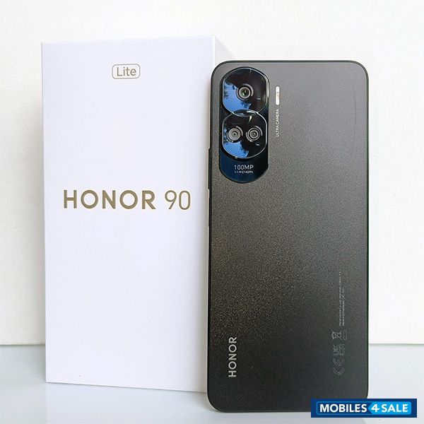 Midnight-black Honor 90 lite 5g Honor