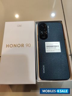 Midnight-black Honor 90 lite 5g Honor