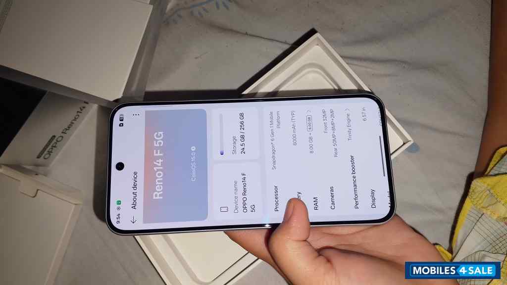Sky Blue Oppo Oppo Reno 14 F (5g) Sky Blue Oppo Oppo Reno 14 F (5g)