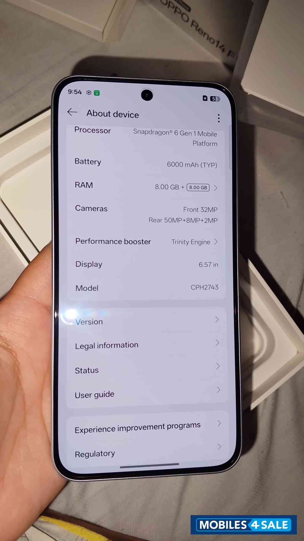 Sky Blue Oppo Oppo Reno 14 F (5g) Sky Blue Oppo Oppo Reno 14 F (5g)