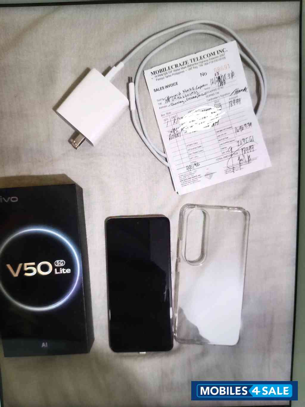 Gold Vivo v50 lite 5g 12GB/512GB