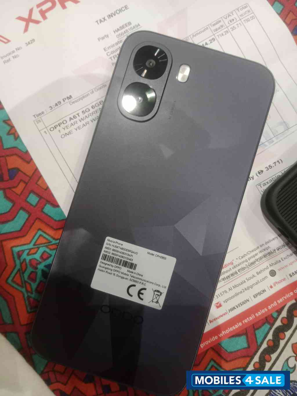 Blue Oppo A6t Blue Oppo A6t
