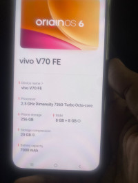 Vivo V70 fe 5g 2026 Model