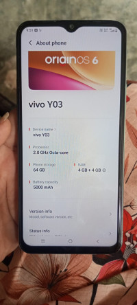 Vivo Yo3  Model