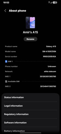 Samsung A15 128Gb/8ram
