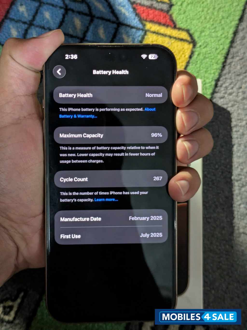 Desert Titanium Iphone 16 pro max