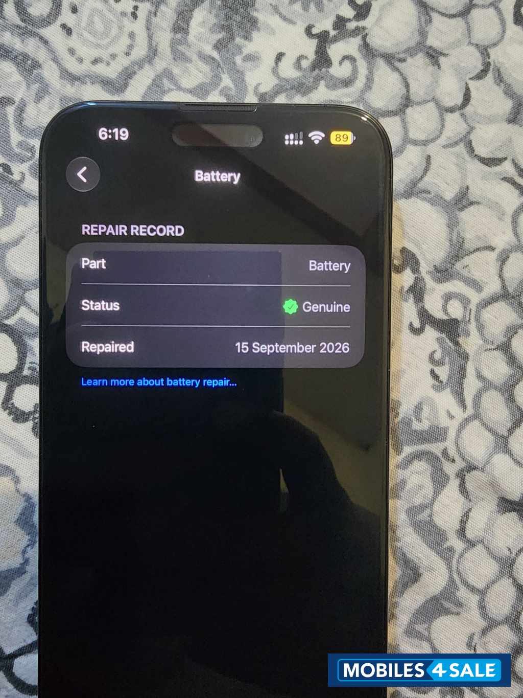 Blue iPhone iPhone 15 pro max